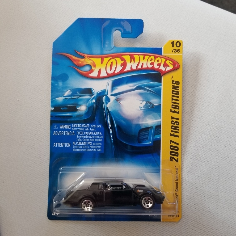Black Buick Grand National 2007 Hot Wheel First Editions Toy Car